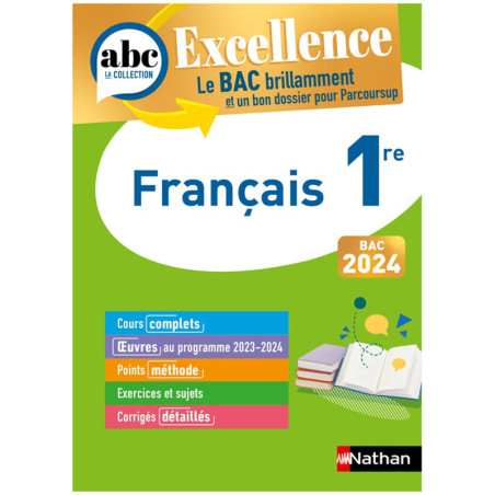 Français 1re - ABC Excellence - Bac 2024