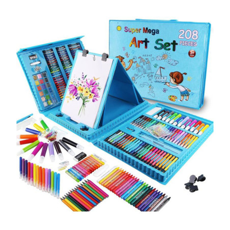 Coffret d'Art Super Mega : L'Atelier Créatif (208 Pièces)